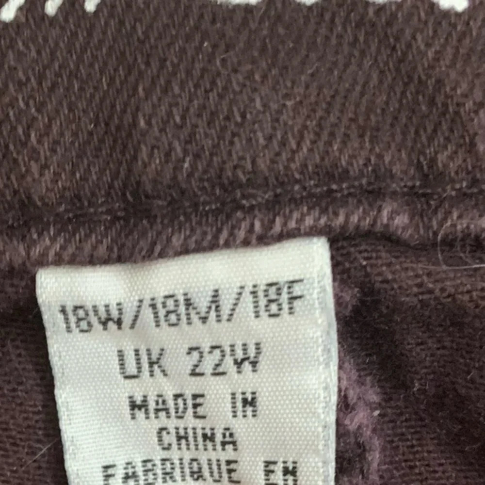 Kenneth Cole Plum/Brown Skinny Jeans - Picture 3 of 5